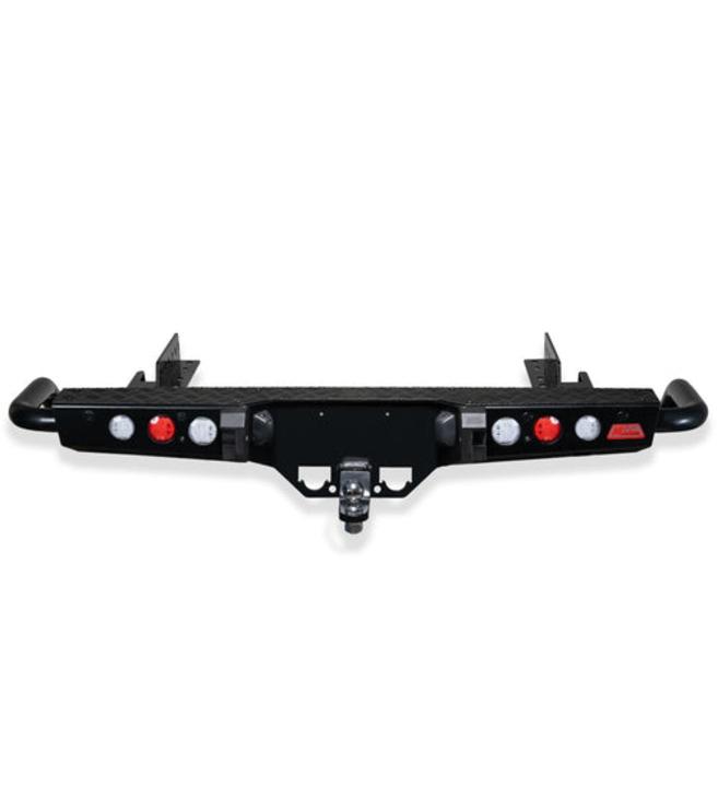 Dmax/Colorado RT RG 2012-2019 022-03 Jack Rear Bar with Light kit and Black Step Plate Package
