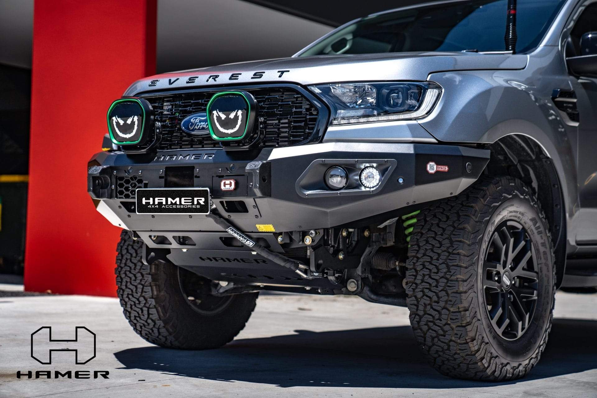 HAMER FORD EVEREST 2015-2022 BULL BAR King Series