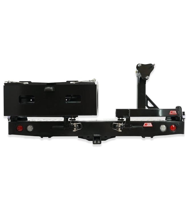 Challenger PB PC 2008-2016 022-02 Rear Wheel Carrier Double Jerry Can Holder Package