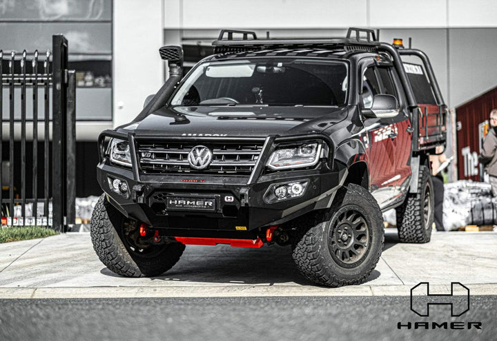 HAMER VOLKSWAGEN AMAROK 2010-Present BULL BAR King Series Plus (Incl. Rated Recovery Points)