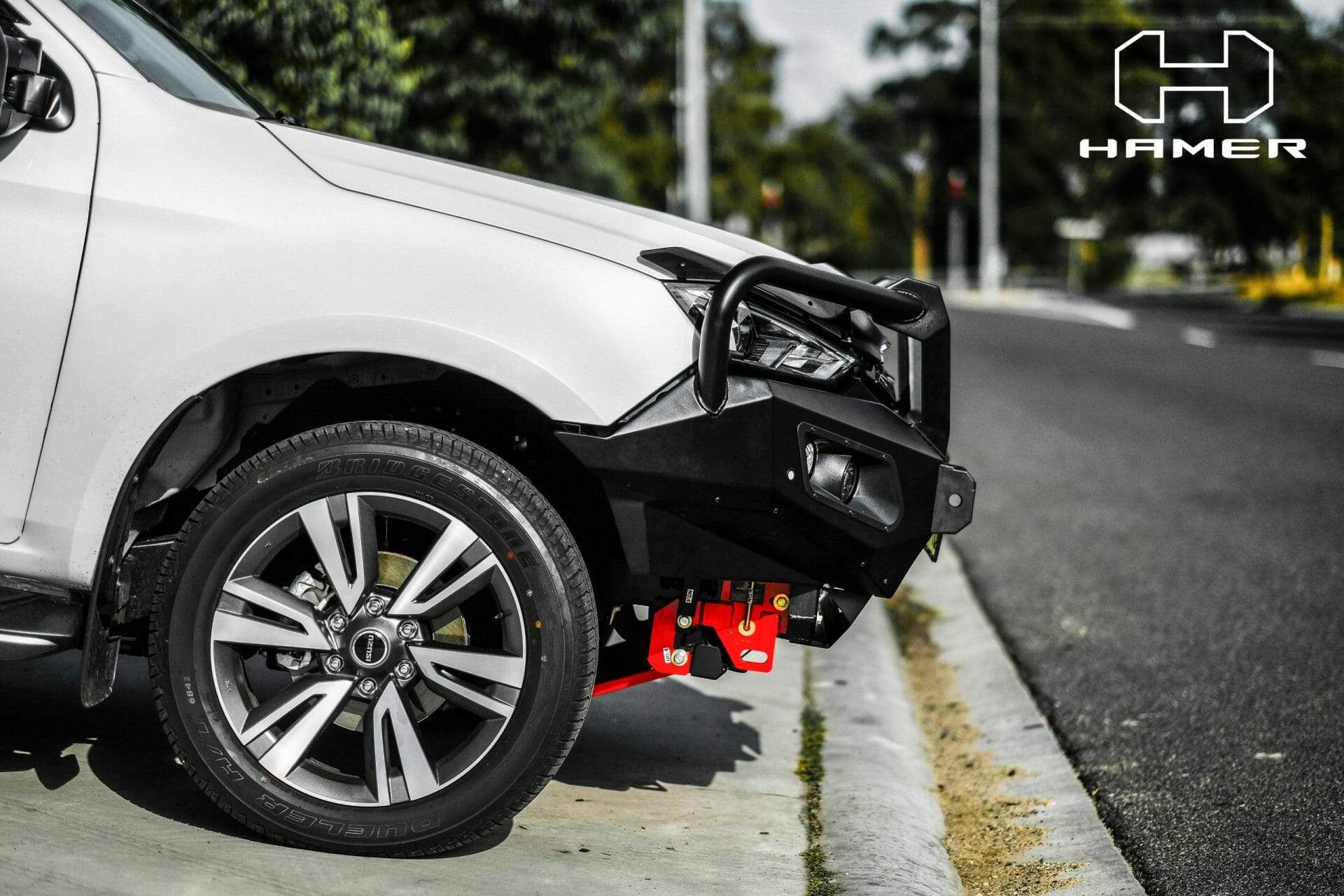HAMER ISUZU MUX 2021-Present BULL BAR King Series Plus (Incl. Rated Recovery Points)