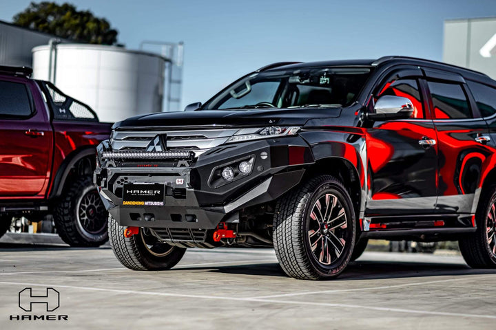 HAMER MITSUBISHI PAJERO SPORT QF 2020-Present BULL BAR King Series (Incl. Rated Recovery Points)