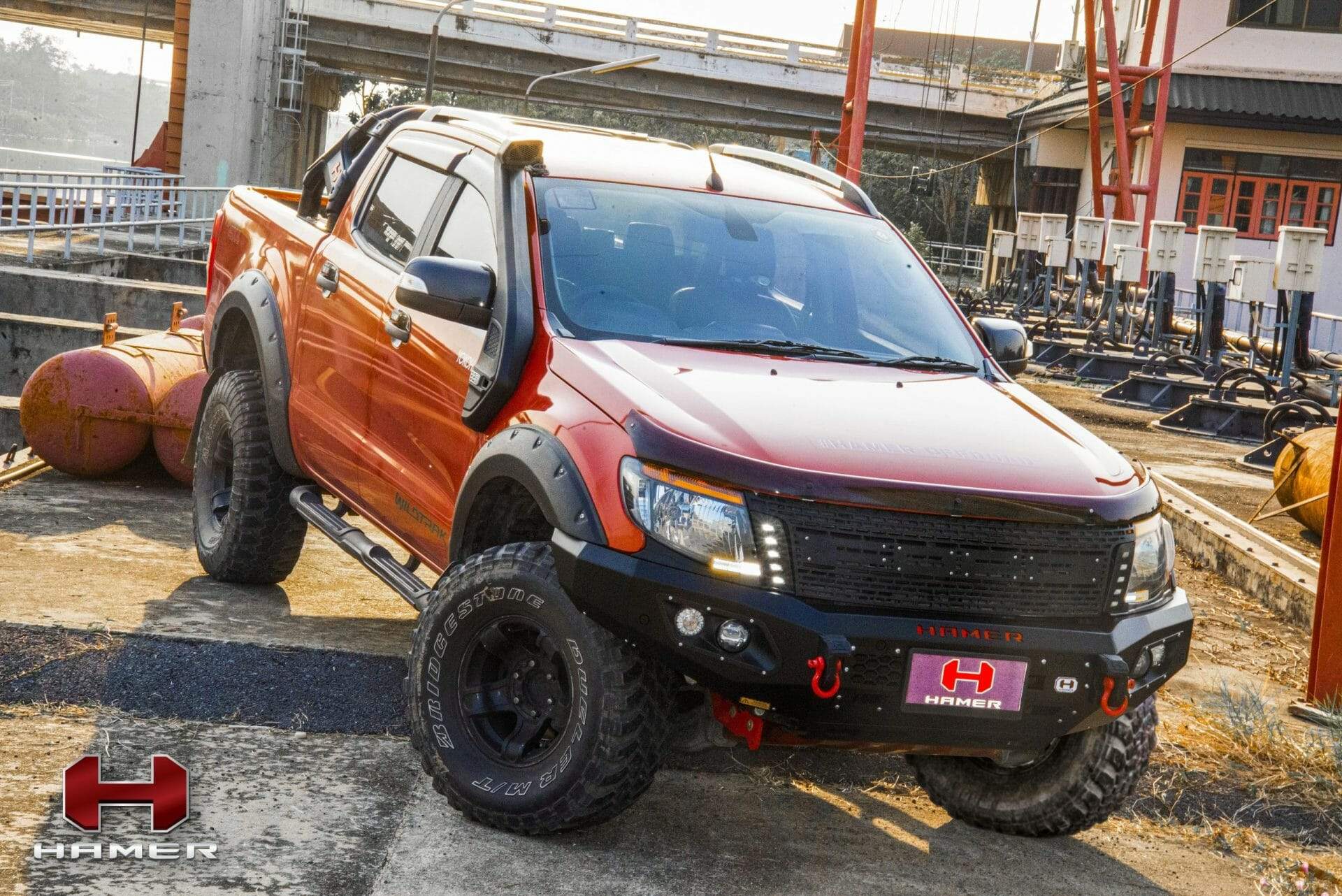 HAMER FORD RANGER PX1 2012-2015 BULL BAR King Series