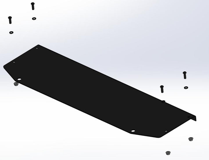 Offroad Animal  Winch Area Cover Plate (delete), JK, JL, JT Wrangler Bull bar