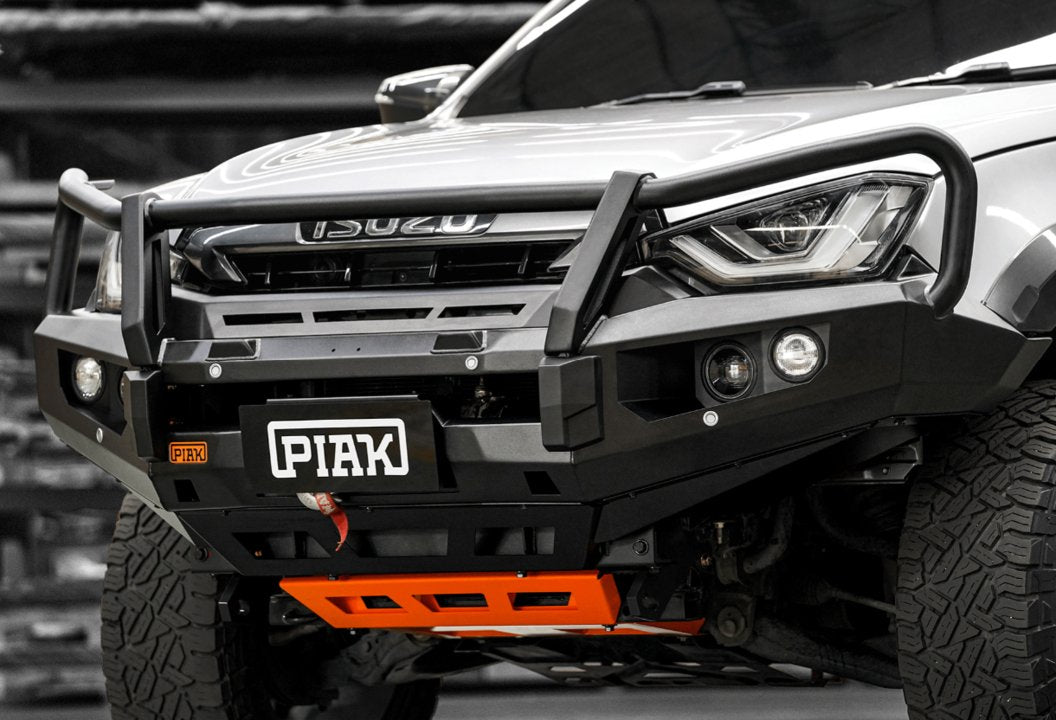 PIAK Elite 3-Loop Winch Bar Isuzu D-Max 2020+ (Black & Orange)