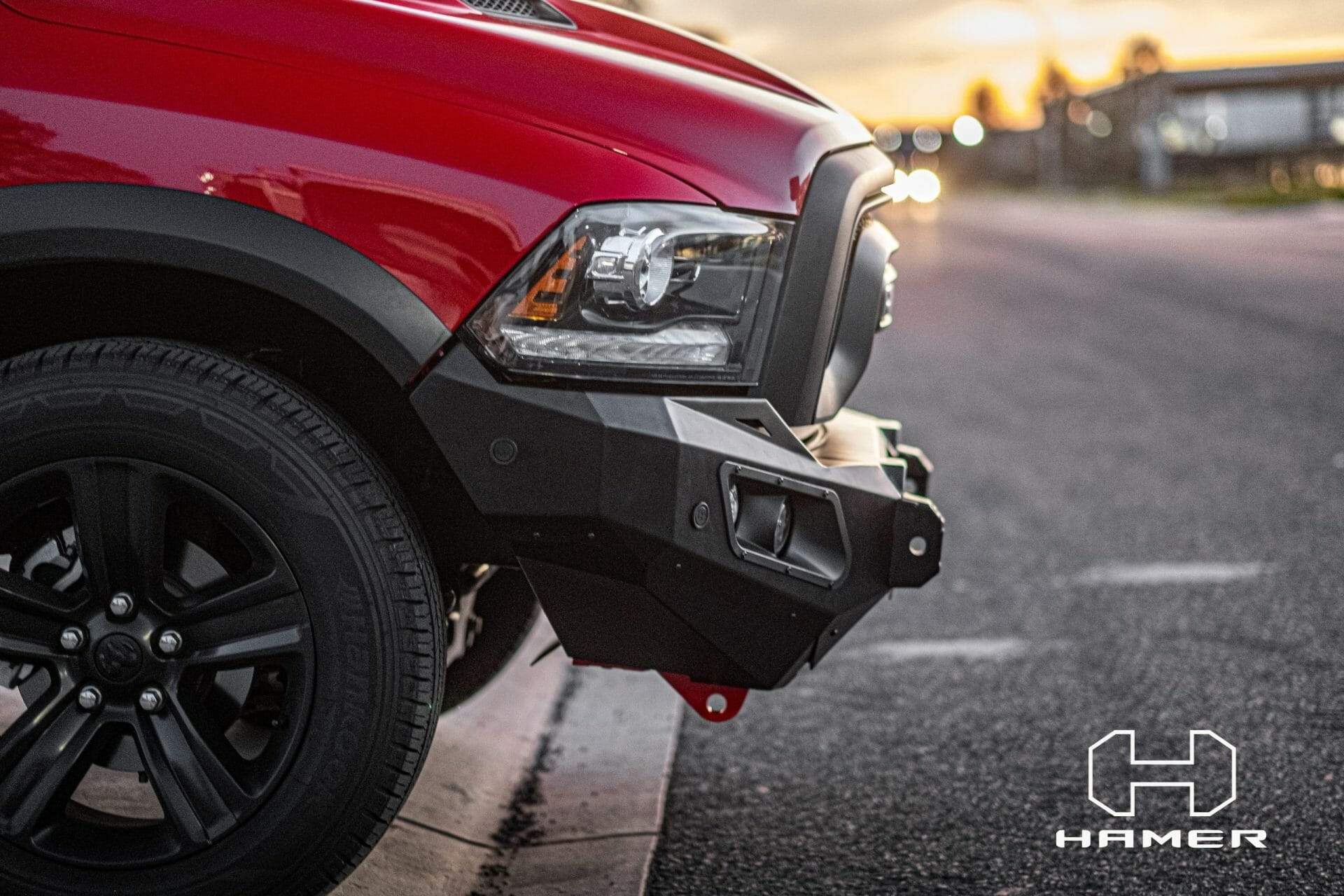 HAMER RAM 1500 DS 2017-2021 BULL BAR King Series (Incl. Rated Recovery Points)