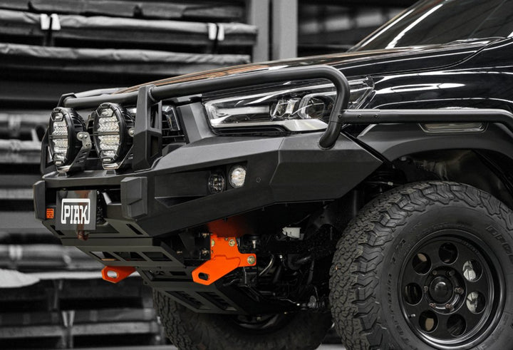 PIAK Elite 3-Loop Winch Bar Toyota Hilux 2020+ (Orange & Black)