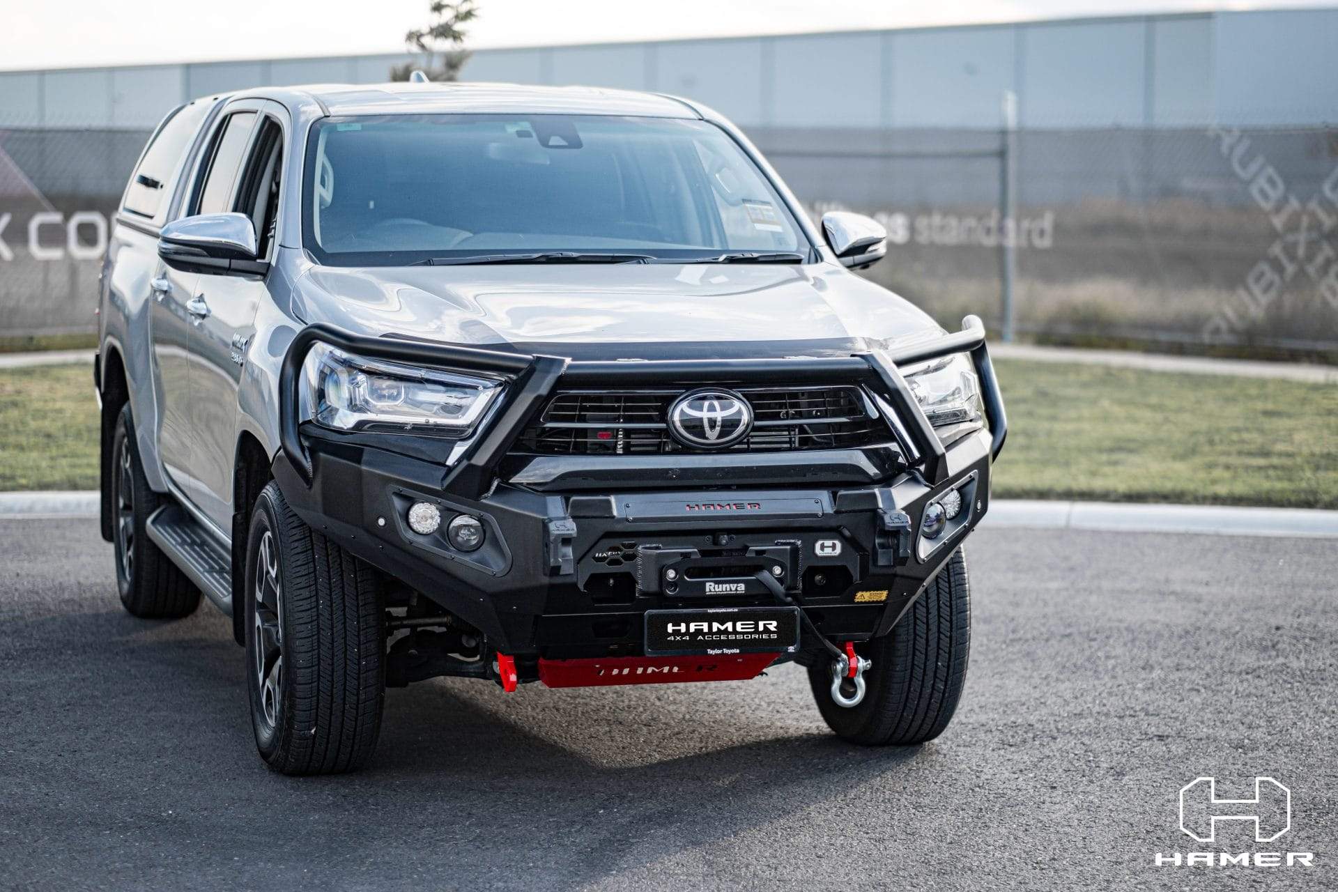 HAMER TOYOTA HILUX REVO 2020-Present BULL BAR King Series Plus (Incl. Rated Recovery Points) NO FENDER MODEL