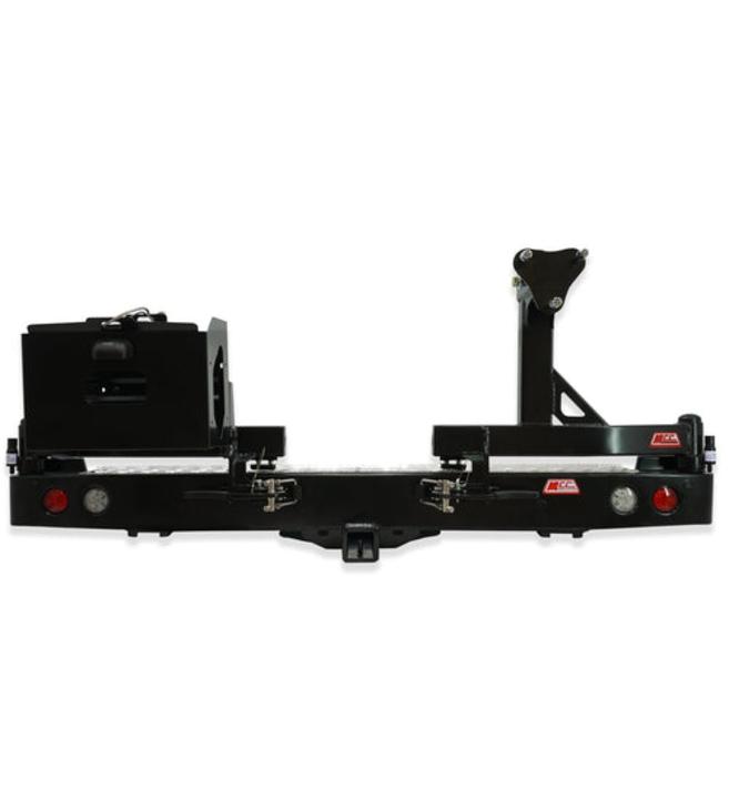 Navara Np300 2021-Present - 022-02 Rear Wheel Carrier Single Jerry Can Holder Package (Lane Assist Compatible)