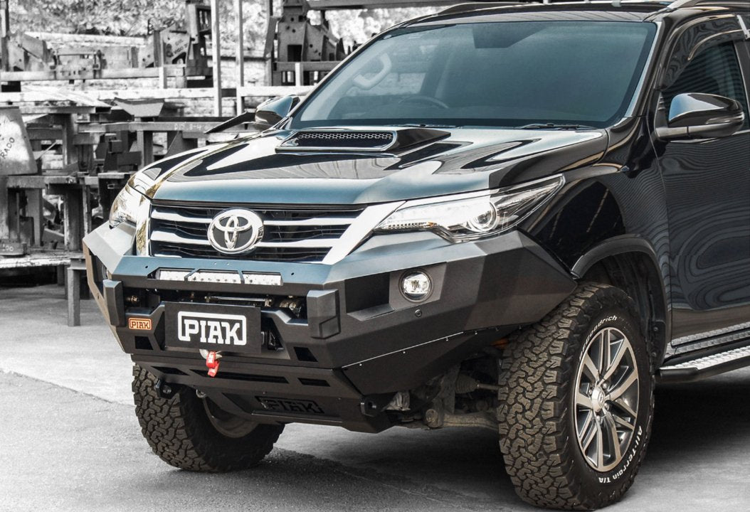 PIAK Elite Non Loop Winch Bar Toyota Fortuner 2015+ (Black)