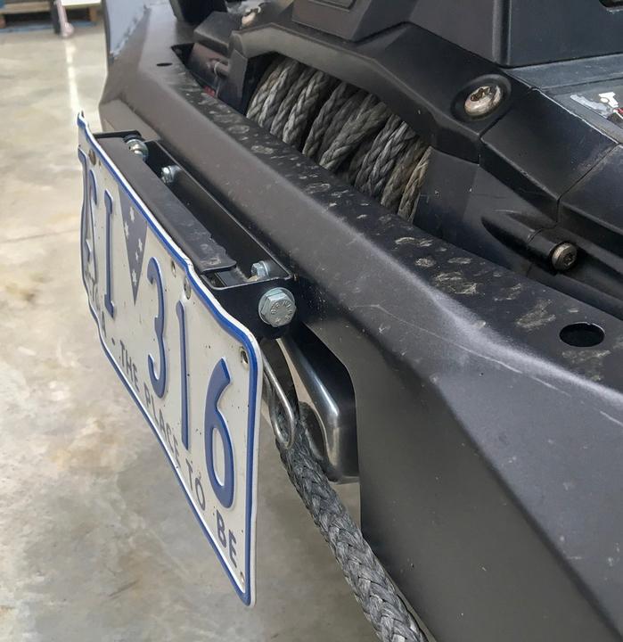 Offroad Animal  Bull bar Number plate flip