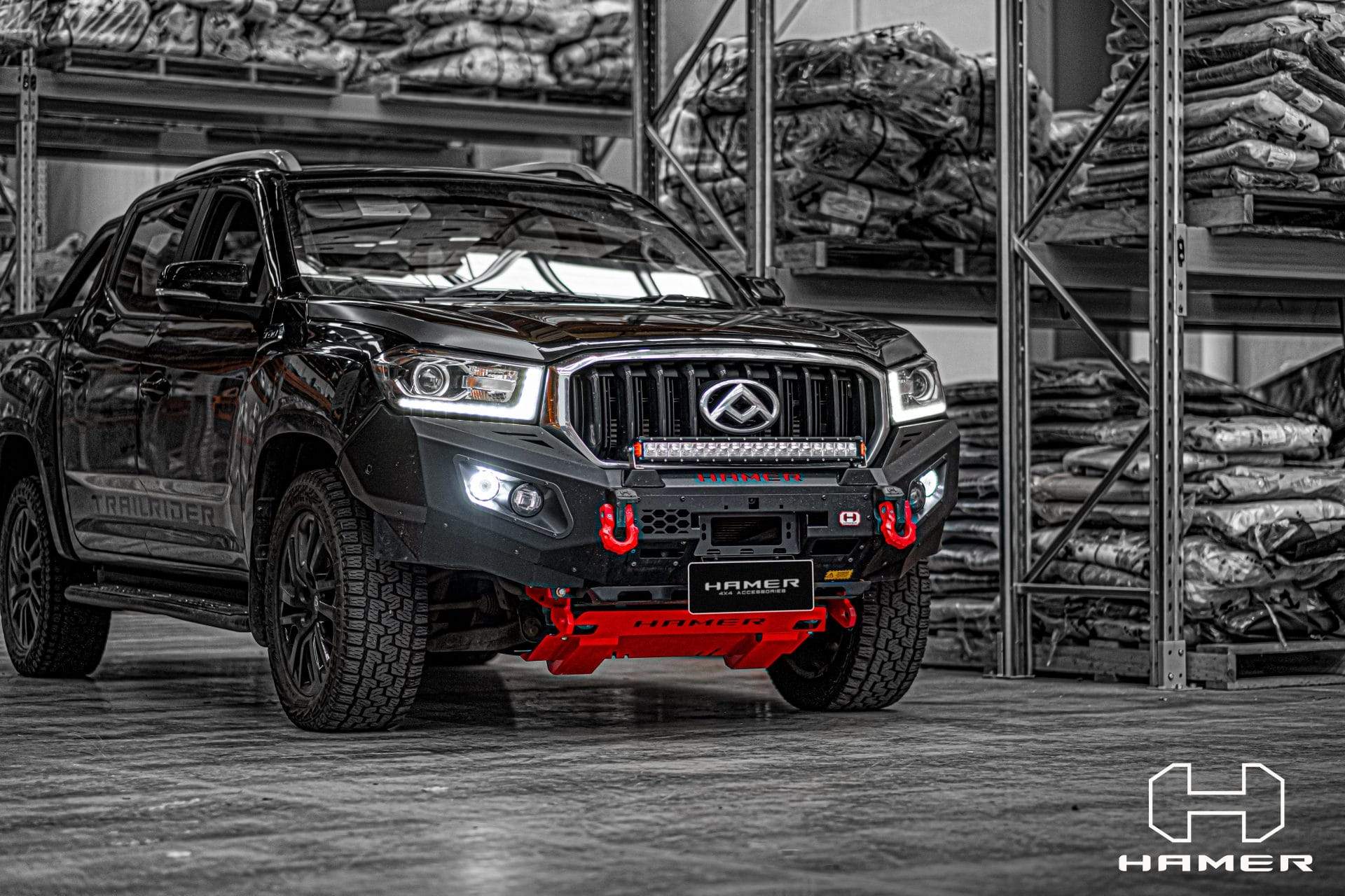 HAMER LDV T60 2017-2021 BULL BAR King Series (Incl. Rated Recovery Points) NO FENDER MODEL