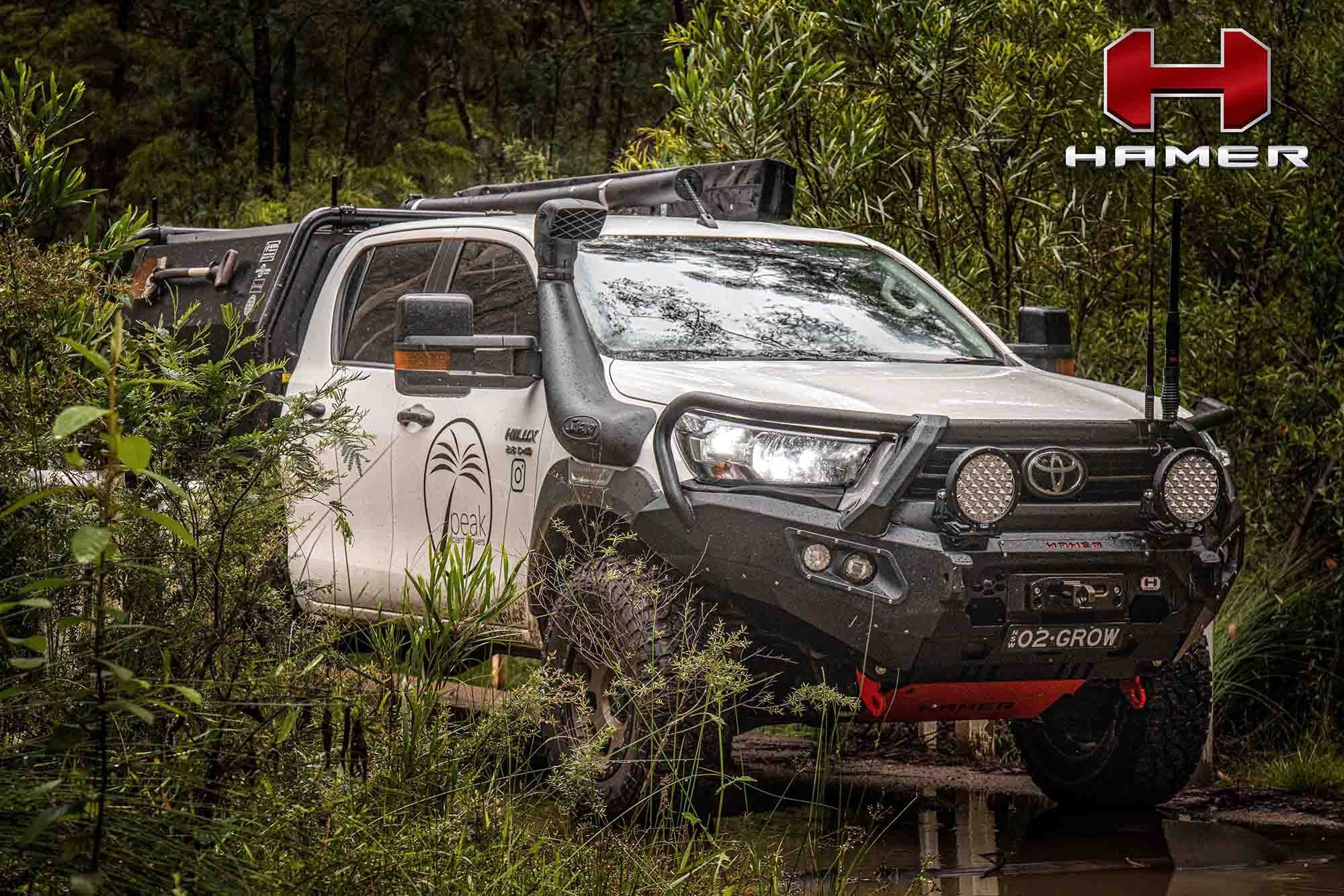 HAMER TOYOTA HILUX REVO 2020-Present BULL BAR King Series Plus (Incl. Rated Recovery Points) FENDER MODEL