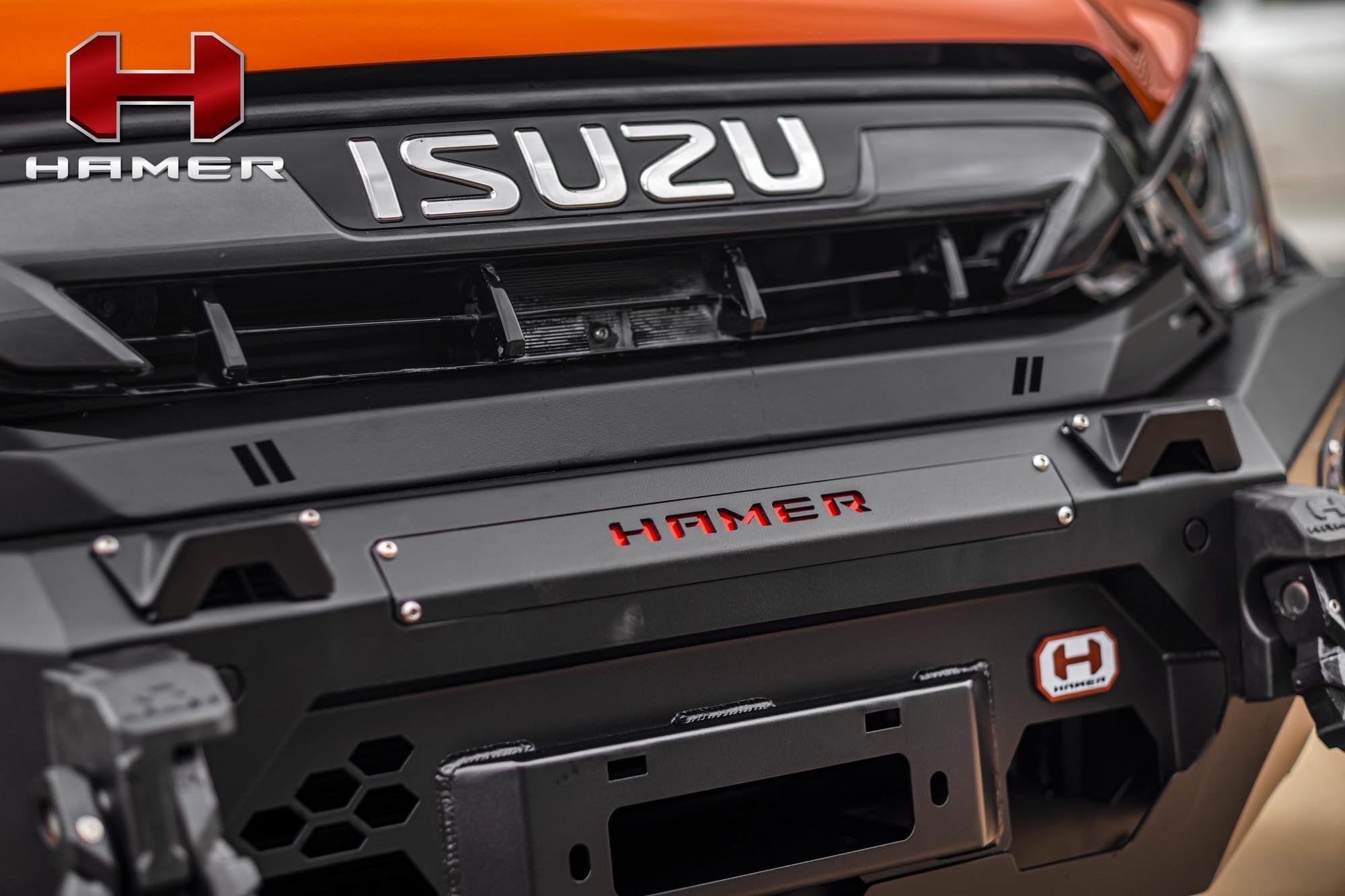 HAMER ISUZU D-MAX 2021-Present BULL BAR Prime Series (Incl. Rated Recovery Points) NEW FACE