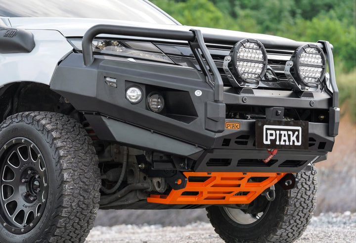 PIAK Elite 3-Loop Winch Bar Mitsubishi Pajero Sport 2020+ (Black & Orange)