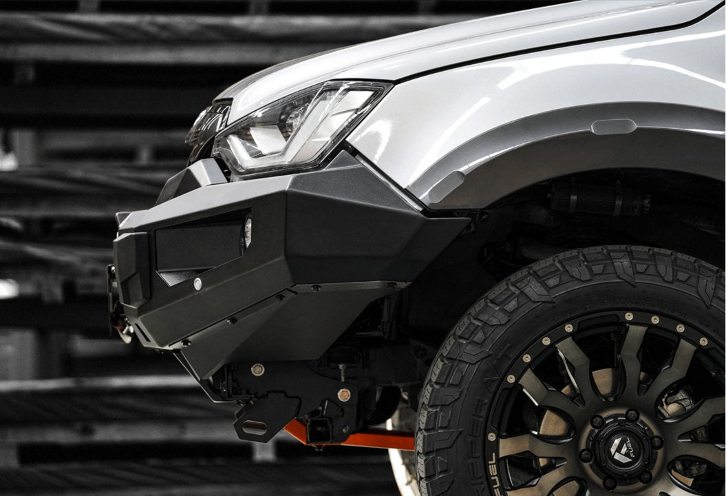 PIAK Elite Non Loop Winch Bar Isuzu D-Max 2020+ (Black & Orange)