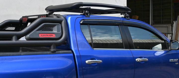 Roof Rack Aluminum - Toyota Hilux Revo+Bracket Black