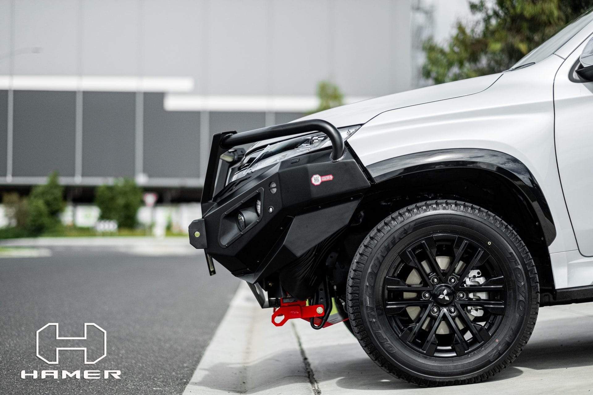 HAMER MITSUBISHI PAJERO SPORT QF 2020-Present BULL BAR King Series Plus (Incl. Rated Recovery Points)