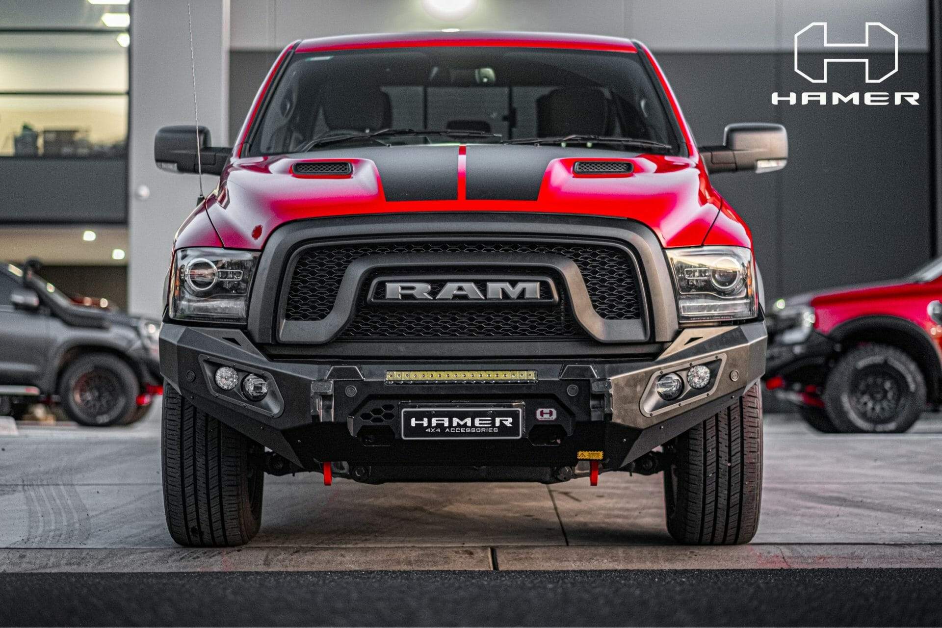 HAMER RAM 1500 DS 2017-2021 BULL BAR King Series (Incl. Rated Recovery Points)