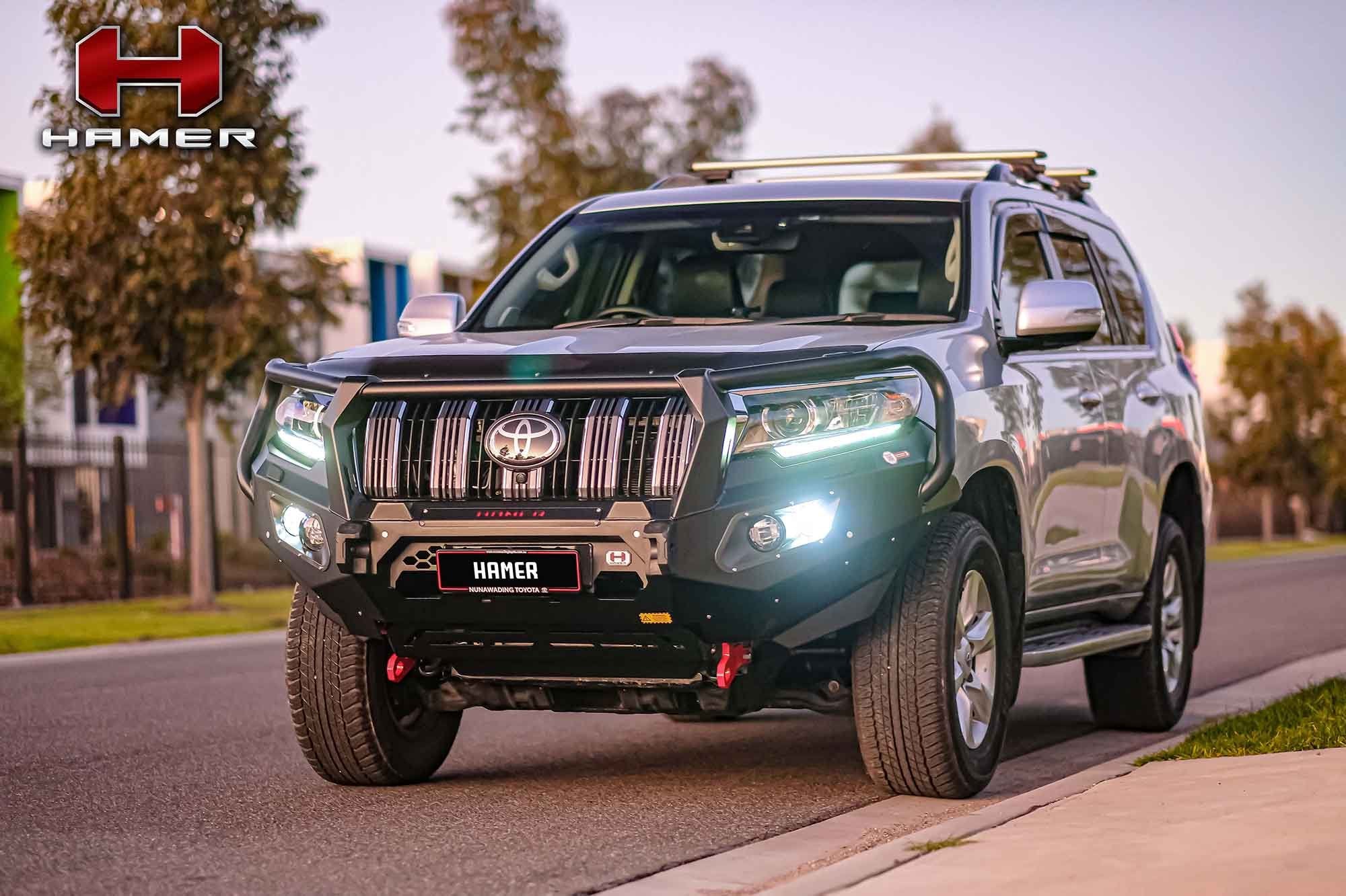 HAMER TOYOTA LANDCRUISER PRADO PRADO 150 SERIES 2018-Present BULL BAR King Series Plus (Incl. Rated Recovery Points)