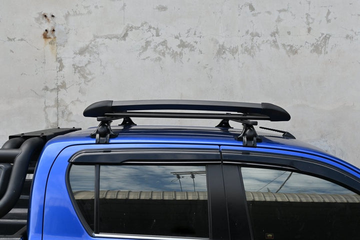 Roof Rack Aluminum - Toyota Hilux Revo+Bracket Black