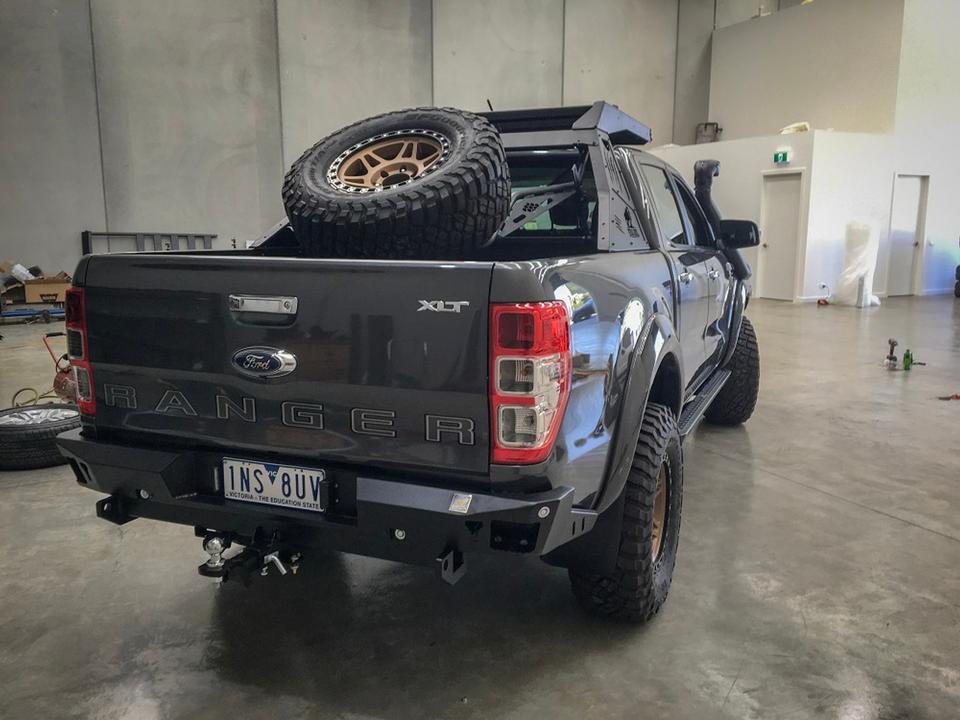 Offroad Animal  Rear Bumper and Tow Bar, Ford Ranger PX 2011-2022, Mazda BT50- 2011- 2020