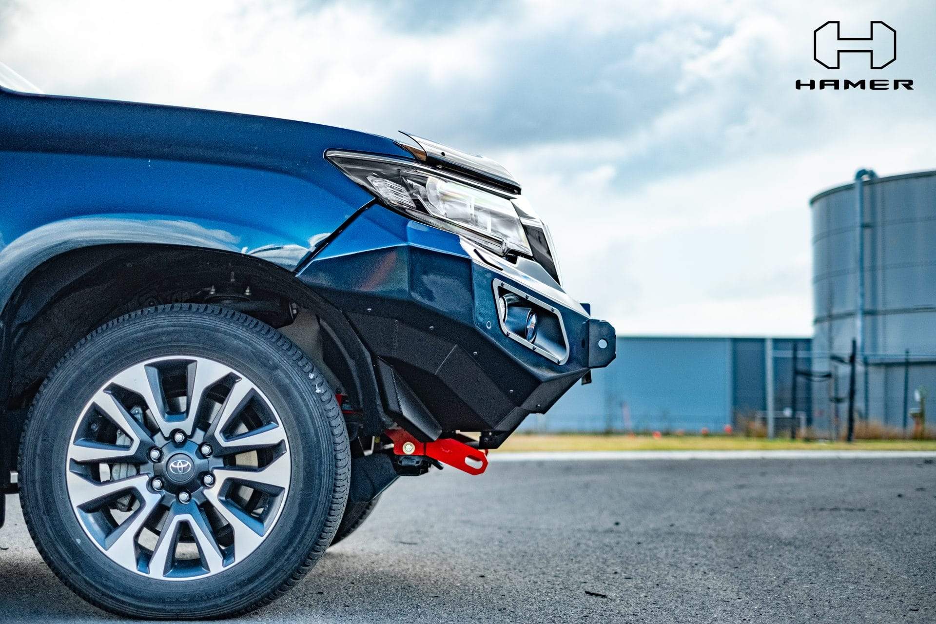 HAMER TOYOTA LANDCRUISER PRADO PRADO 150 SERIES 2018-Present BULL BAR King Series (Incl. Rated Recovery Points)