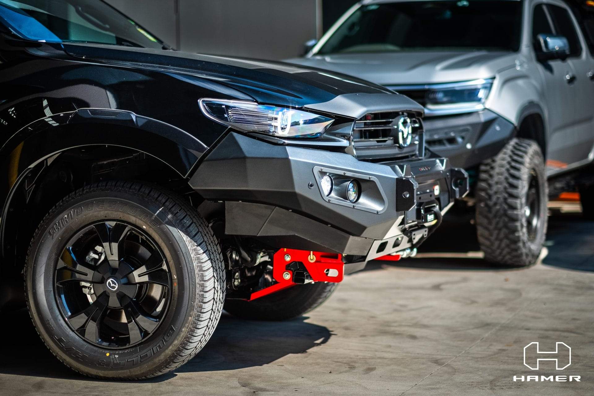 HAMER MAZDA BT50 2021-Present BULL BAR King Series (Incl. Rated Recovery Points)