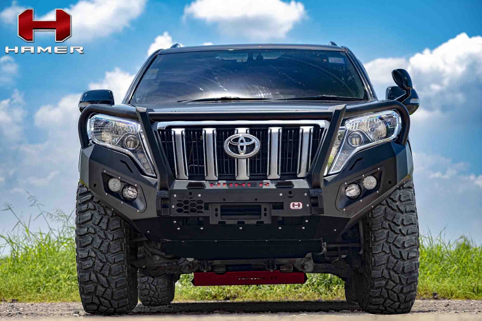 HAMER TOYOTA LANDCRUISER PRADO PRADO 150 SERIES 2013-2017 BULL BAR King Series Plus (Incl. Rated Recovery Points)
