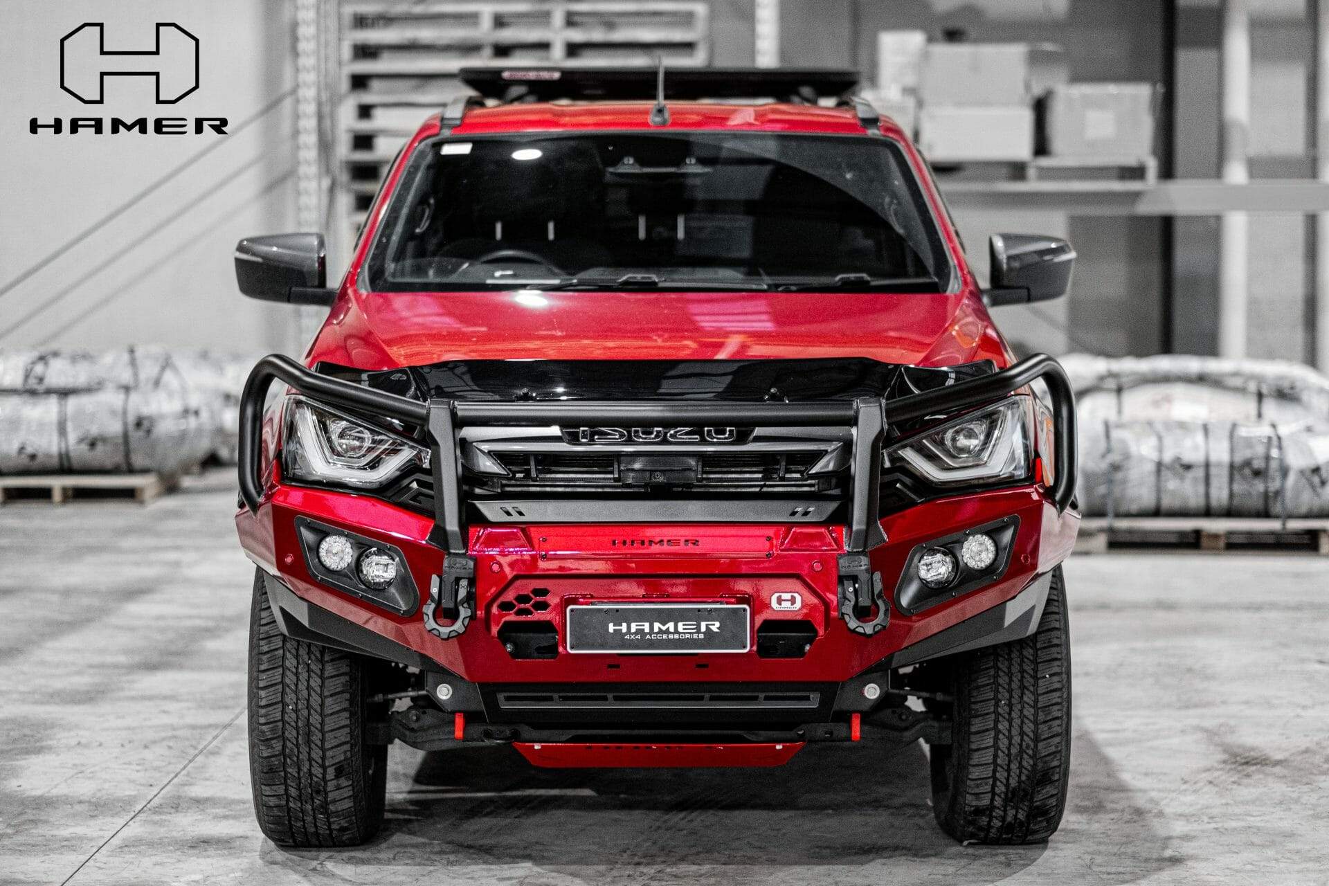 HAMER ISUZU D-MAX 2021-Present BULL BAR King Series Plus (Incl. Rated Recovery Points)
