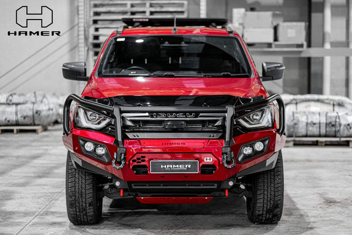 HAMER ISUZU D-MAX 2021-Present BULL BAR King Series Plus (Incl. Rated Recovery Points)