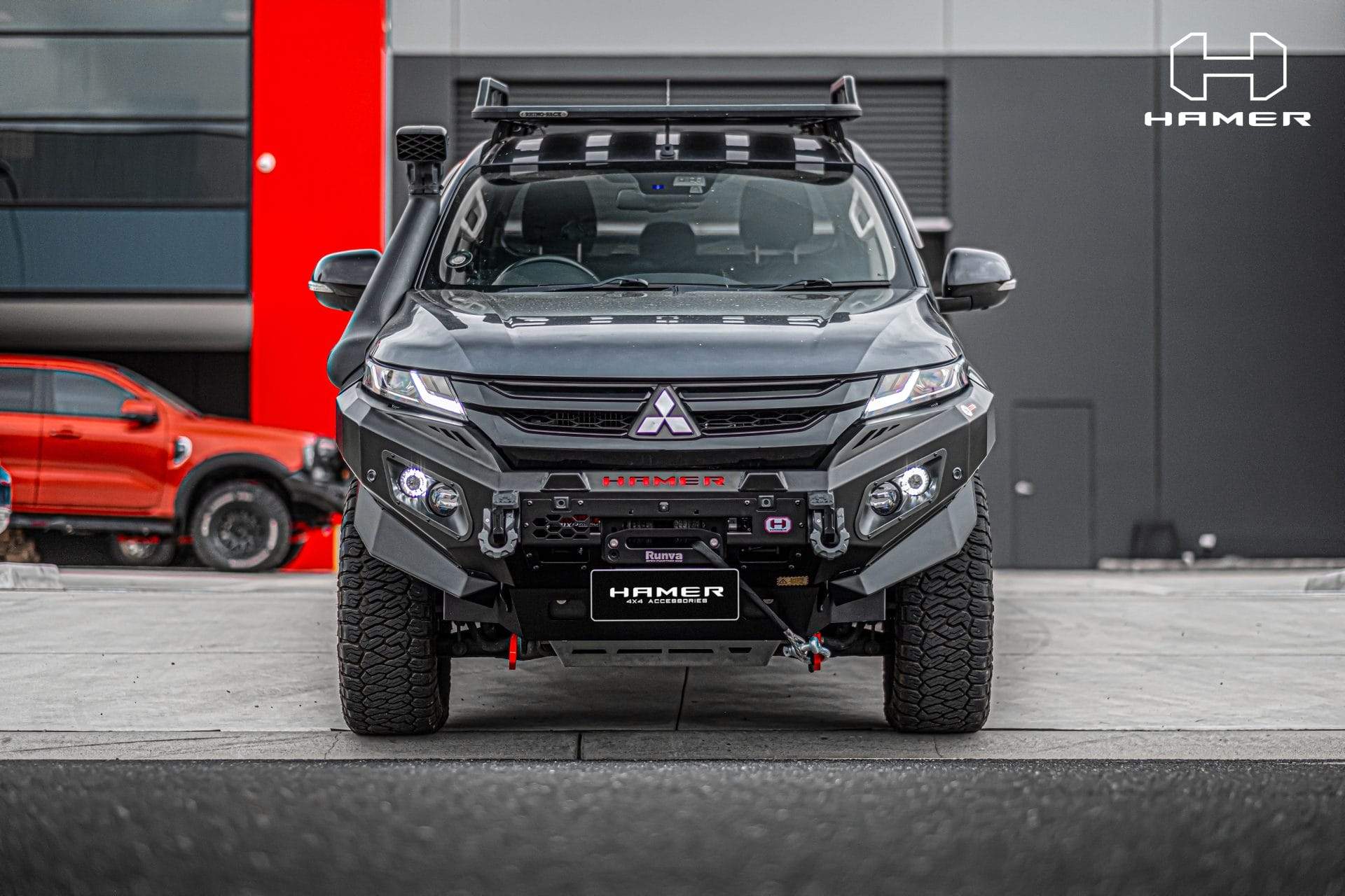 HAMER MITSUBISHI TRITON MR 2018-2024 BULL BAR King Series
