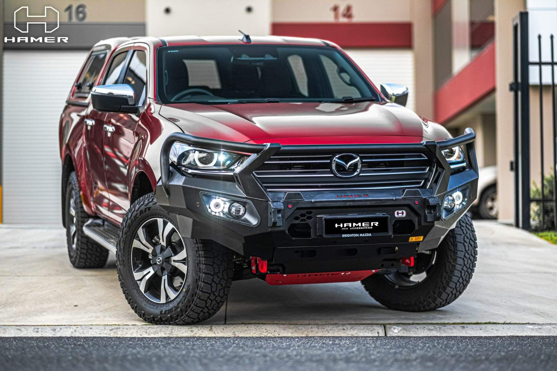 HAMER MAZDA BT50 2021-Present BULL BAR King Series Plus (Incl. Rated Recovery Points)