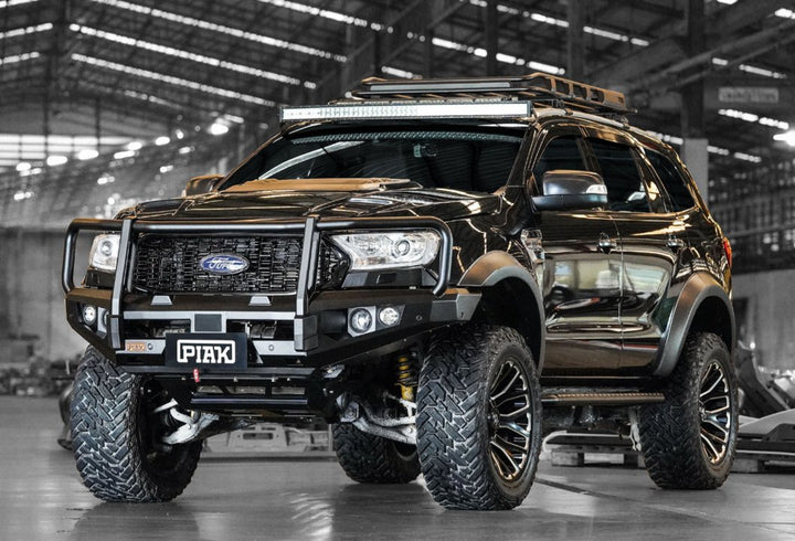 PIAK Elite 3-Loop Winch Bar Ford Ranger & Everest 2015-2022 (Black)