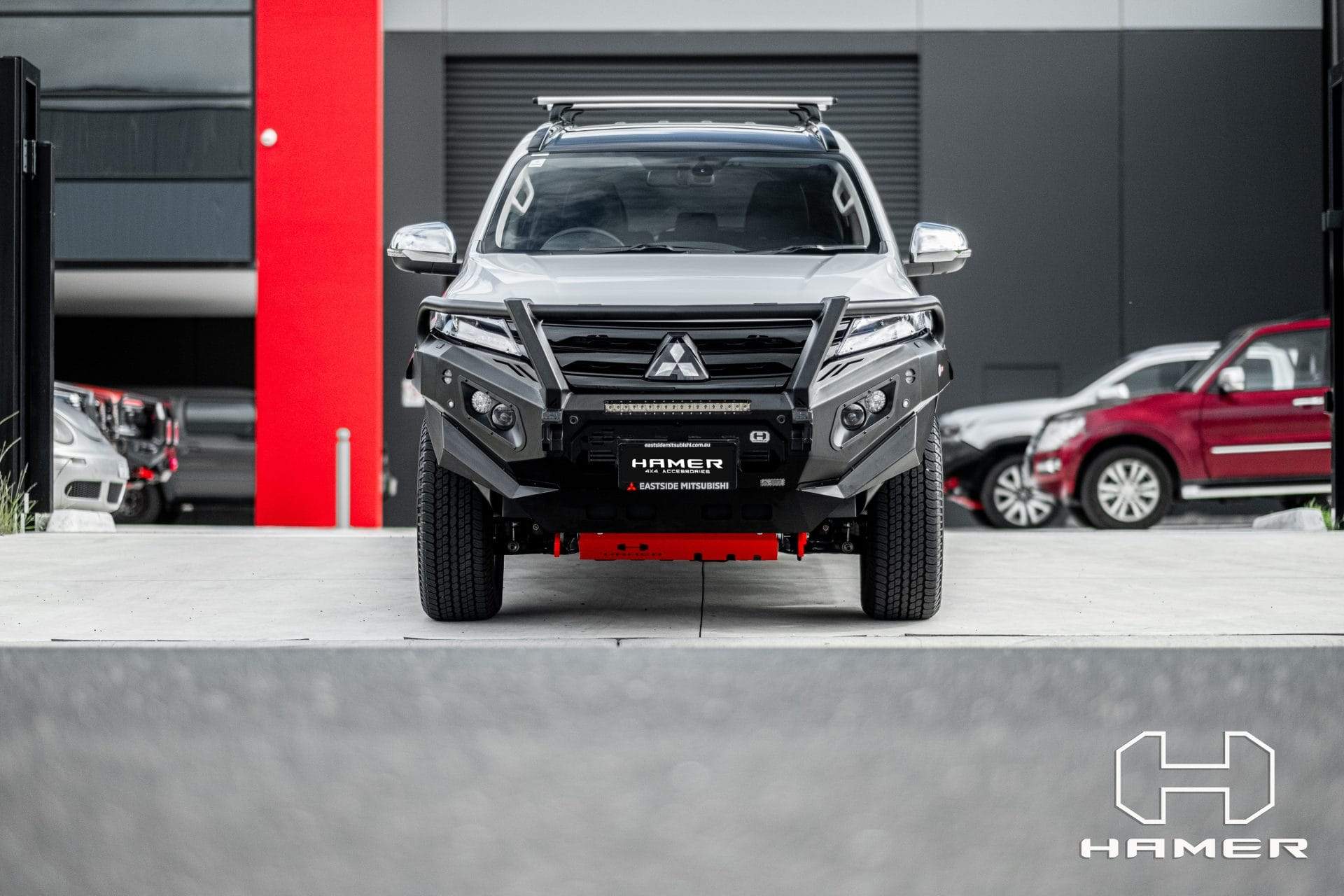 HAMER MITSUBISHI PAJERO SPORT QF 2020-Present BULL BAR King Series Plus (Incl. Rated Recovery Points)