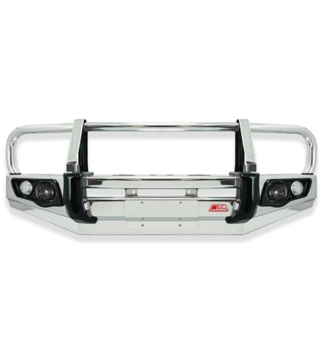 Dmax RG 2020-2024 707-02A Alloy Falcon Bull Bar Black A-Frame Package (LED Foglight)