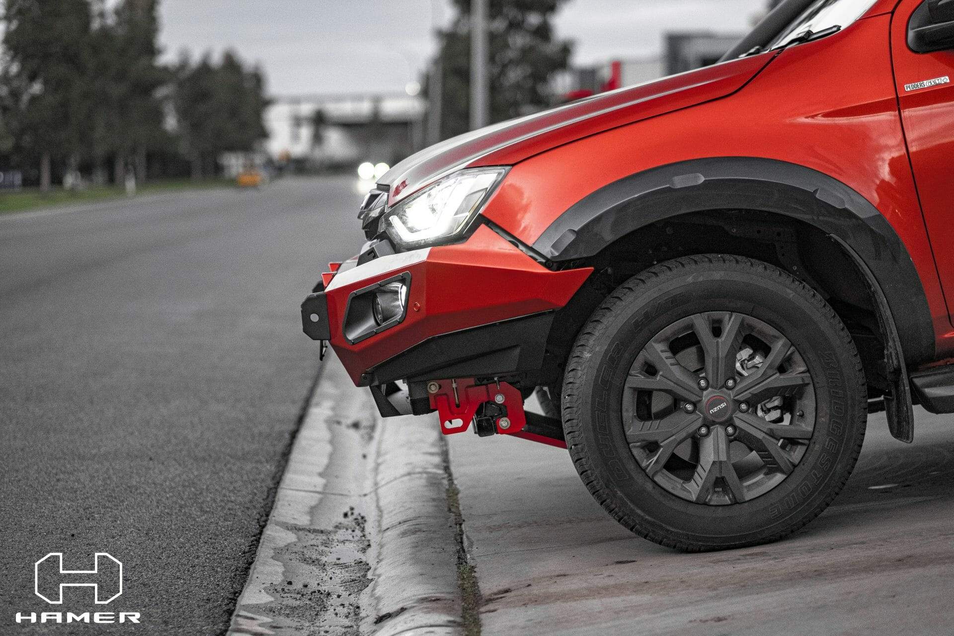 HAMER ISUZU D-MAX 2021-Present BULL BAR King Series (Incl. Rated Recovery Points)