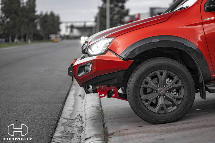 HAMER ISUZU D-MAX 2021-Present BULL BAR King Series (Incl. Rated Recovery Points)