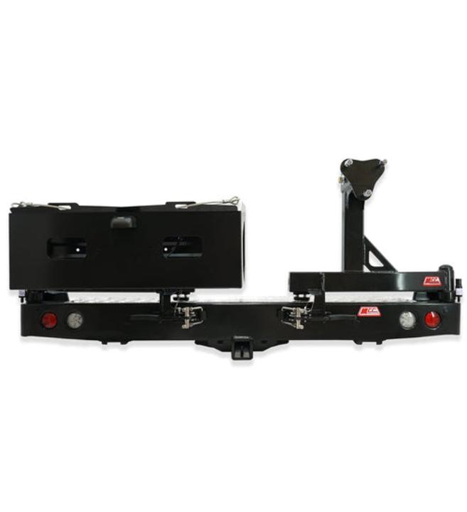 Amarok 2011-On 022-02 Rear Wheel Carrier Double Jerry Can Holder Package