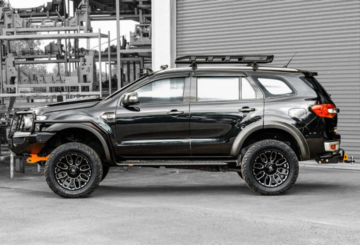 PIAK Elite 3-Loop Winch Bar Ford Ranger & Everest 2015-2022 (Orange & Black)