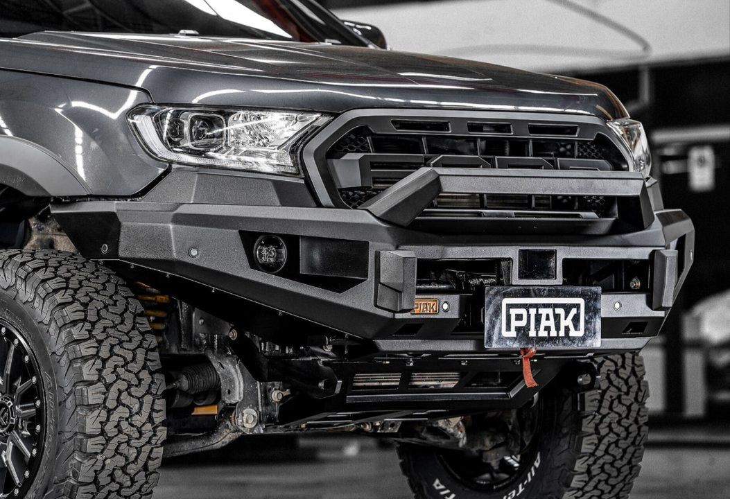 PIAK Elite Non Loop Winch Bar Ford Ranger & Everest 2015-2022 (Black)
