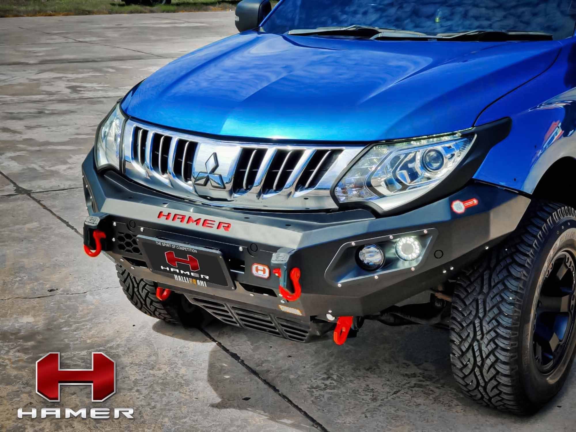HAMER MITSUBISHI TRITON MQ 2015-2018 BULL BAR King Series