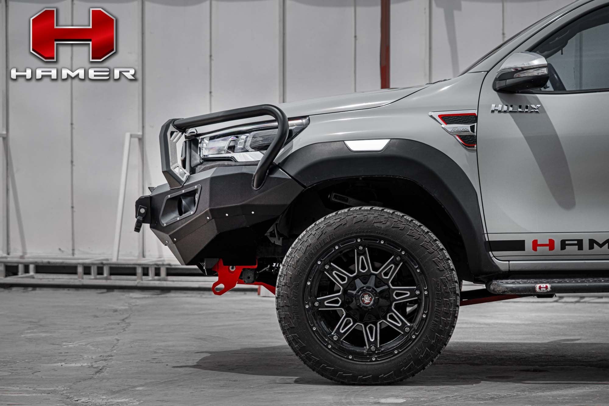 HAMER TOYOTA HILUX REVO 2020-Present BULL BAR King Series Plus (Incl. Rated Recovery Points) FENDER MODEL