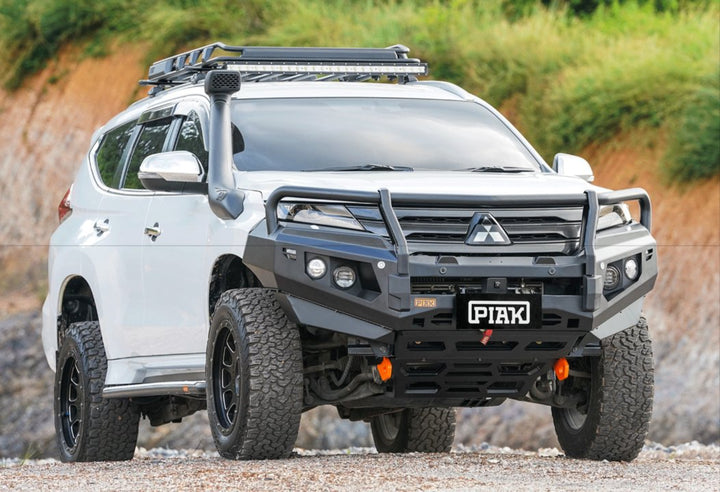 PIAK Elite 3-Loop Winch Bar Mitsubishi Pajero Sport 2020+ (Orange & Black)