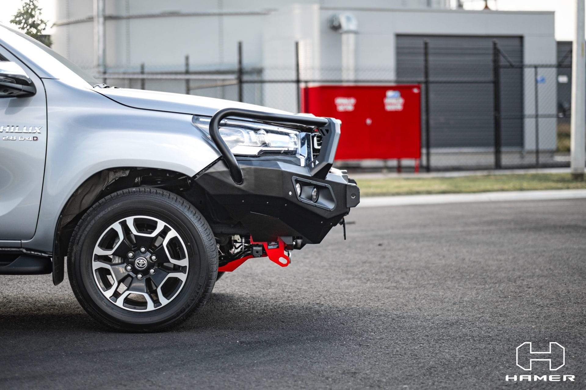 HAMER TOYOTA HILUX REVO 2020-Present BULL BAR King Series Plus (Incl. Rated Recovery Points) NO FENDER MODEL