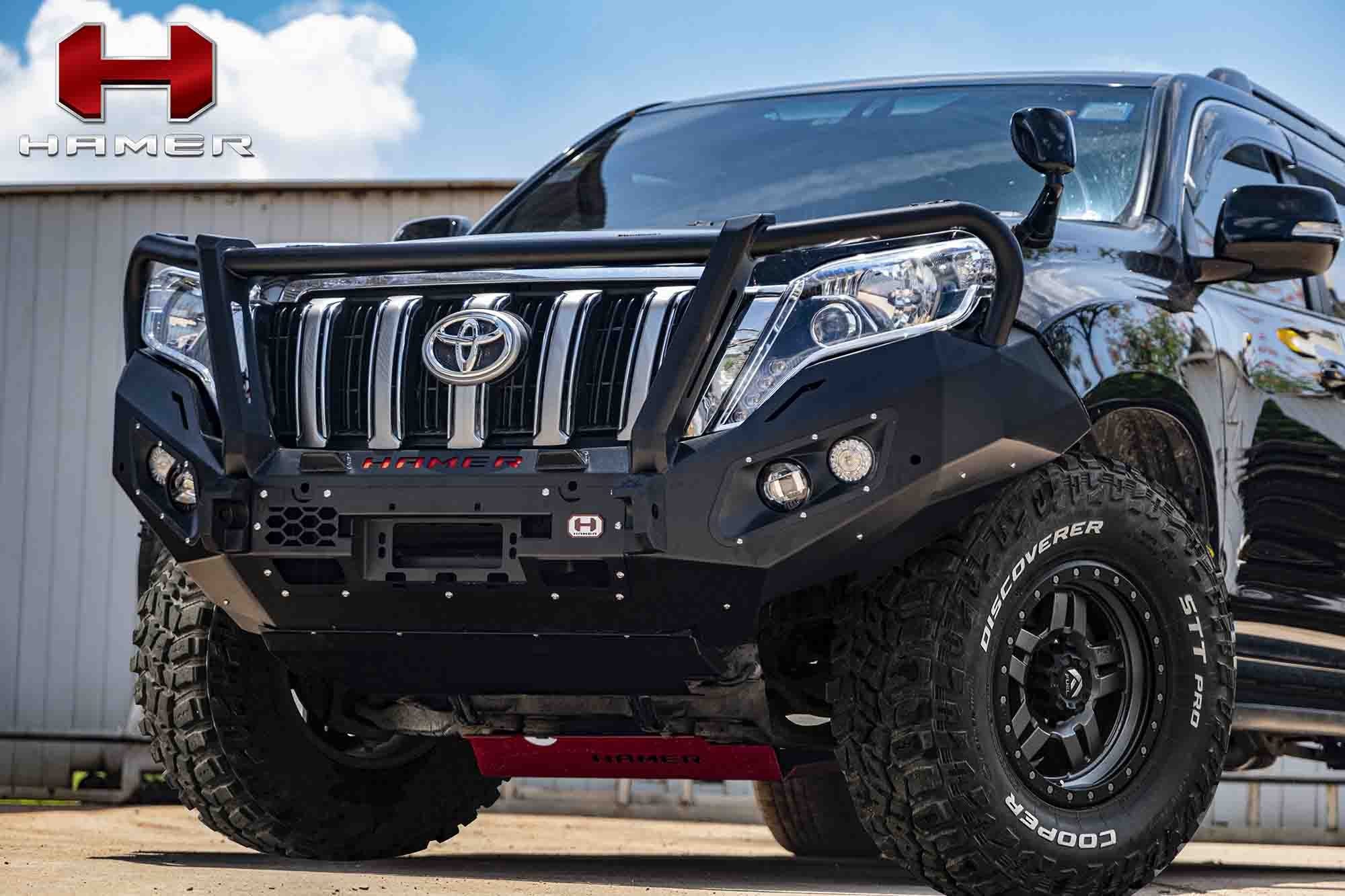 HAMER TOYOTA LANDCRUISER PRADO PRADO 150 SERIES 2013-2017 BULL BAR King Series Plus (Incl. Rated Recovery Points)