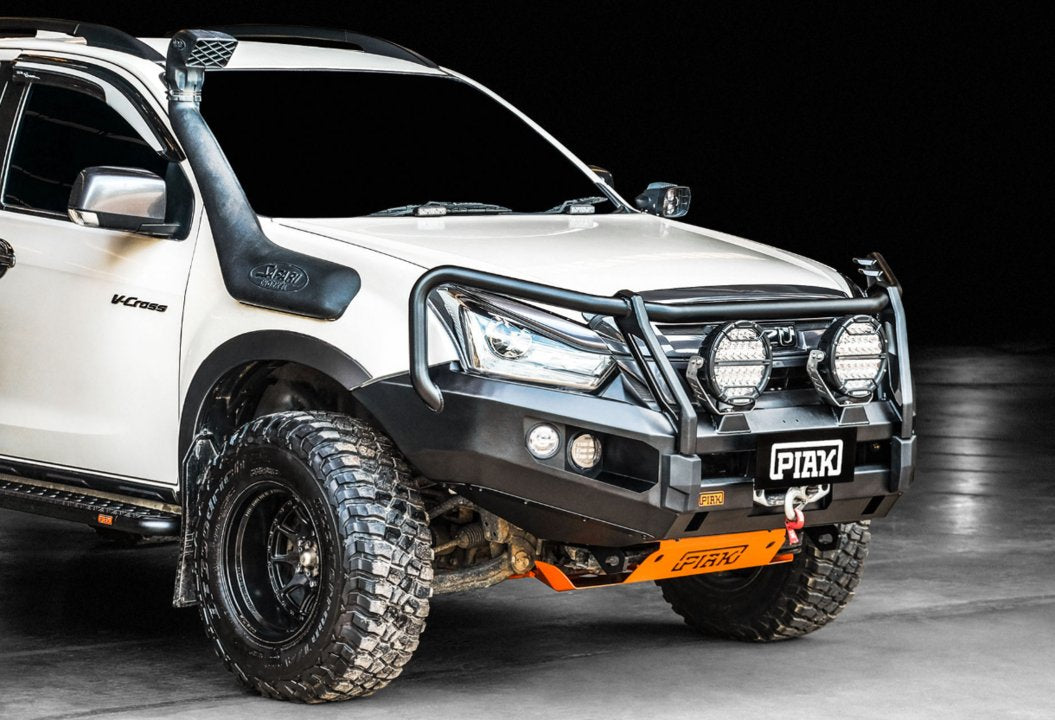 PIAK Elite 3-Loop Winch Bar Isuzu D-Max 2017-2020 (Black Recovery Points)