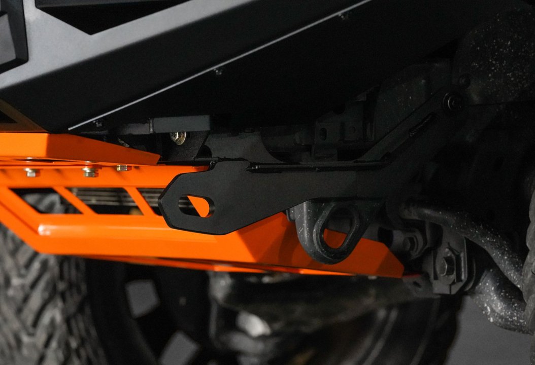 PIAK Elite 3-Loop Winch Bar Ford Ranger & Everest 2015-2022 (Black & Orange)