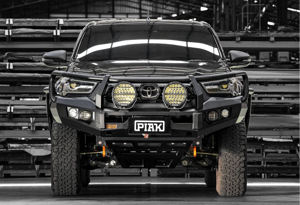 PIAK Elite 3-Loop Winch Bar Toyota Hilux 2020+ (Orange & Black)