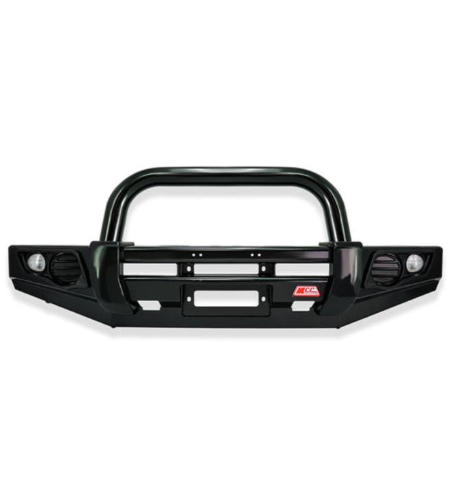 BT50 TF 2021-On 707-01 Falcon Bull Bar Single Black Loop Package (No Foglight)